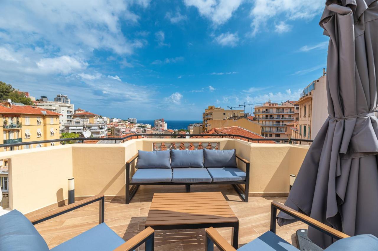 Superbe Penthouse Proche Monaco Grande Terrasse Leilighet Beausoleil Eksteriør bilde