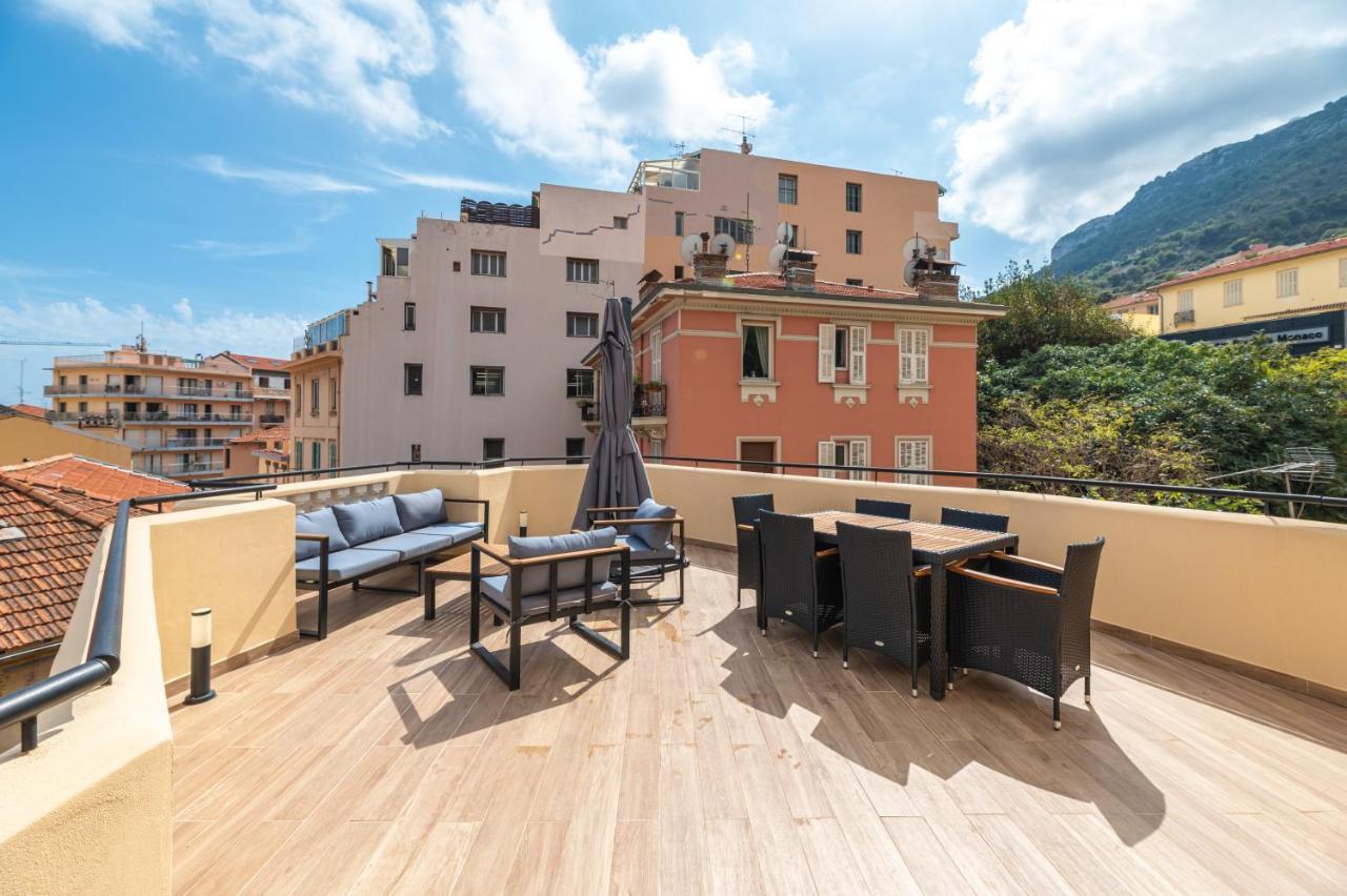 Superbe Penthouse Proche Monaco Grande Terrasse Leilighet Beausoleil Eksteriør bilde